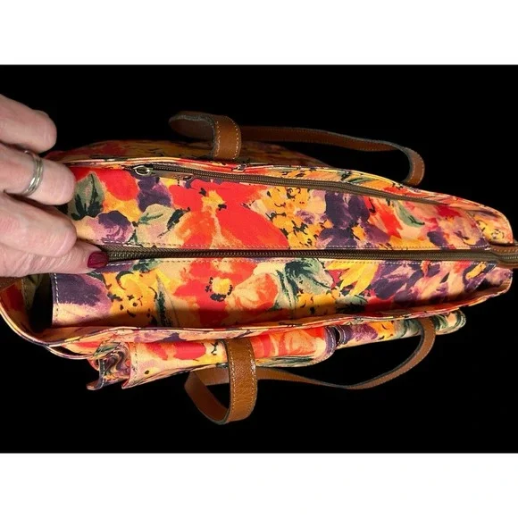 Patricia Nash Sorlana Tote Bag Rainforest So Gorgeous!!! NEW - Picture 2 of 12